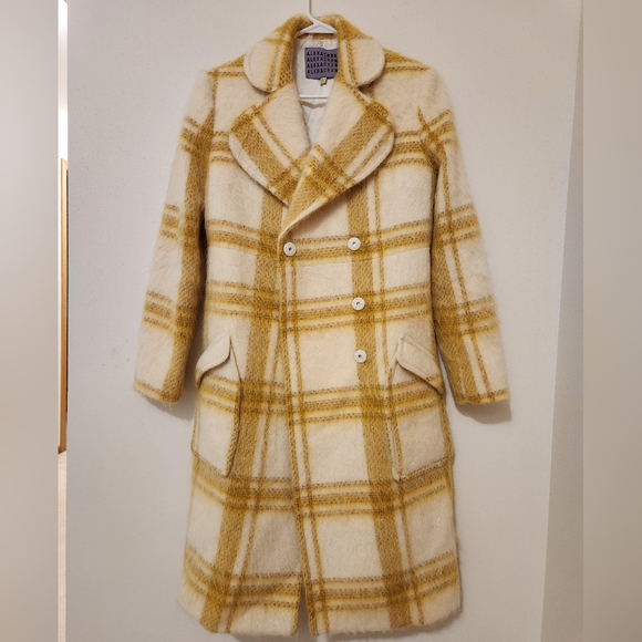 Alexachung mustard plaid trench coat - Picture 10 of 15